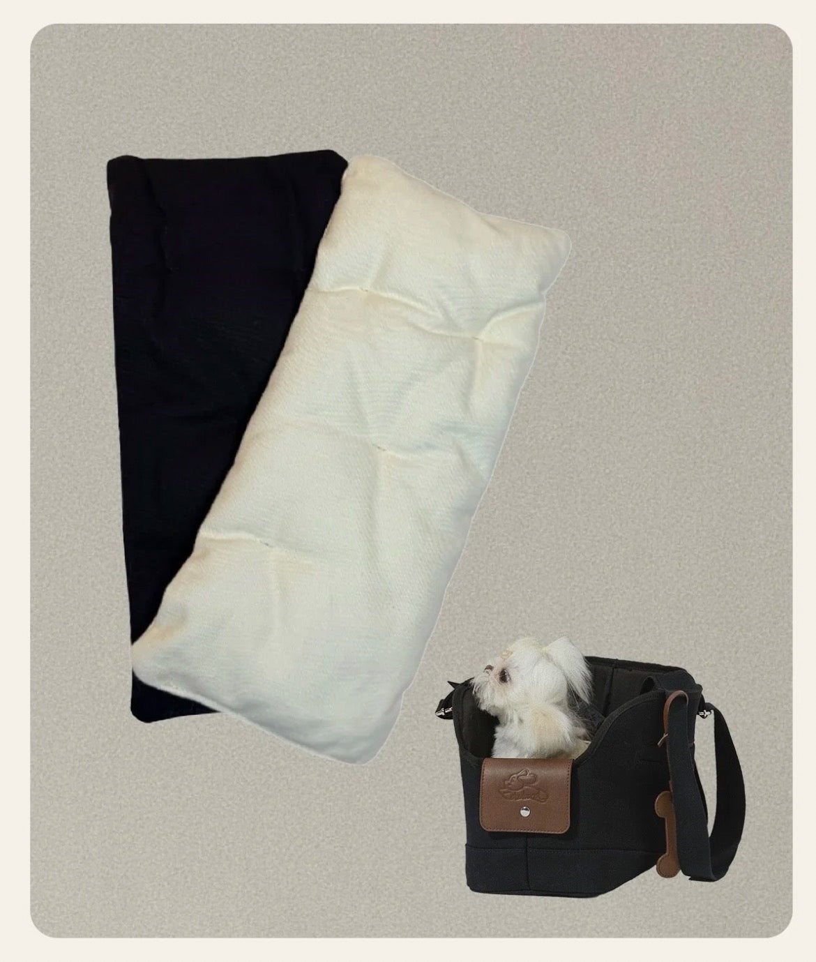 PawsCube Luxury Old Money Pet Tote - Breathable Vintage Carrier for Cats and Dogs